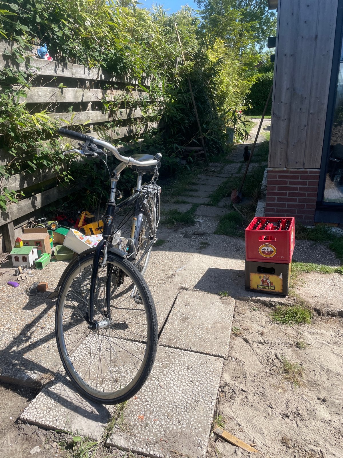 Gratis grindtegels voor tuin of pad, Ophalen, Overige materialen, Gebruikt, Overige typen