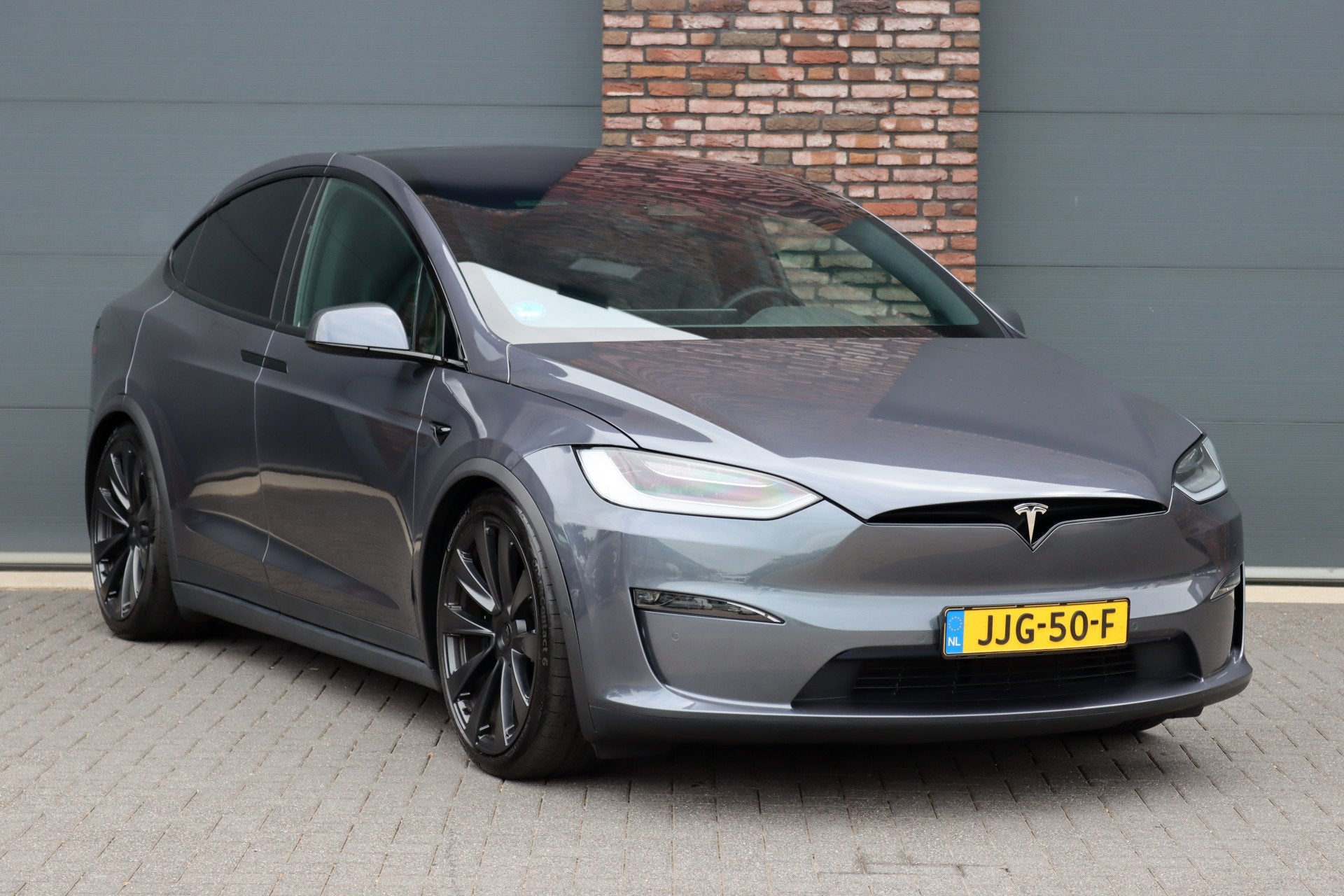 Tesla Model X Plaid AWD 6p. 100kWh | 1020pk | 71.500,- ex BT, Auto's, Tesla, Gebruikt, Leder, Vierwielaandrijving, 2250 kg