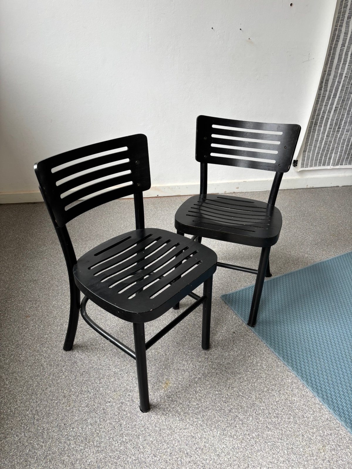2 Ikea Balser stoelen hout zwart, Ophalen, Gebruikt, Twee, Zwart