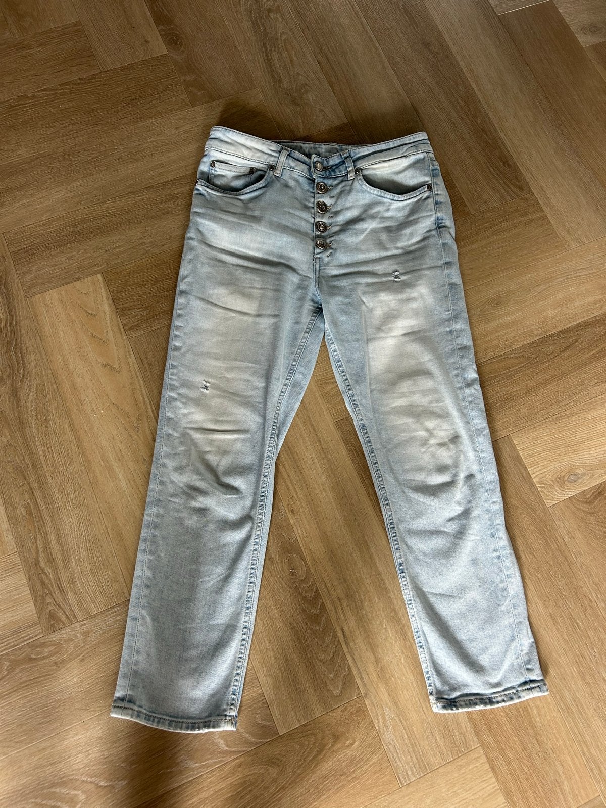 Dondup Koons Loose Fit Jeans - Lichtblauw, Verzenden, Gedragen, Blauw, W28 - W29 (confectie 36)