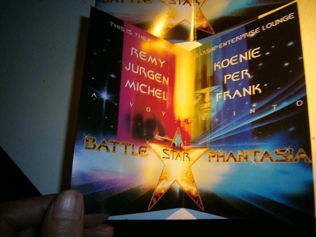 Phantasia Pasport – November 1995 – Star Trek Space Party, Ophalen, Rechthoekig Staand, A4 of kleiner, Zo goed als nieuw