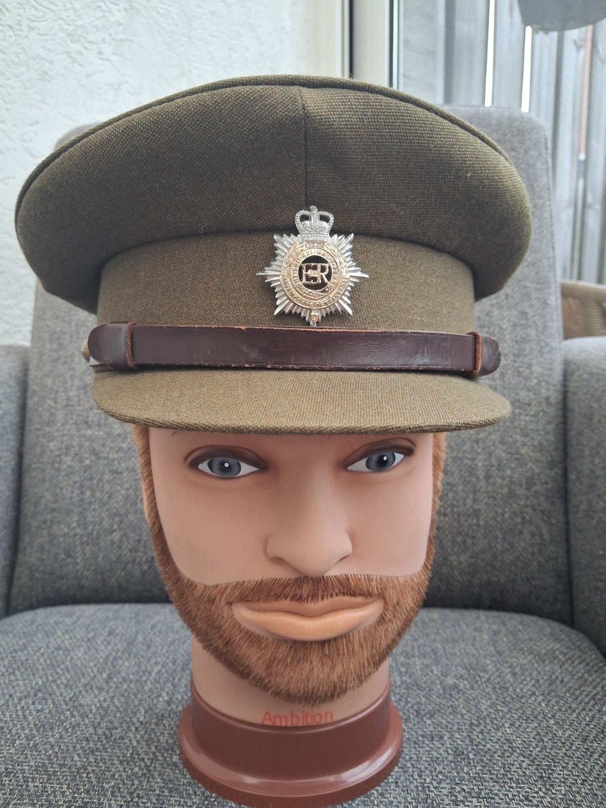 Officierspet.Engelse leger,Royal Army Service Corps.(RASC)., Verzamelen, Militaria | Algemeen, Ophalen of Verzenden, Landmacht