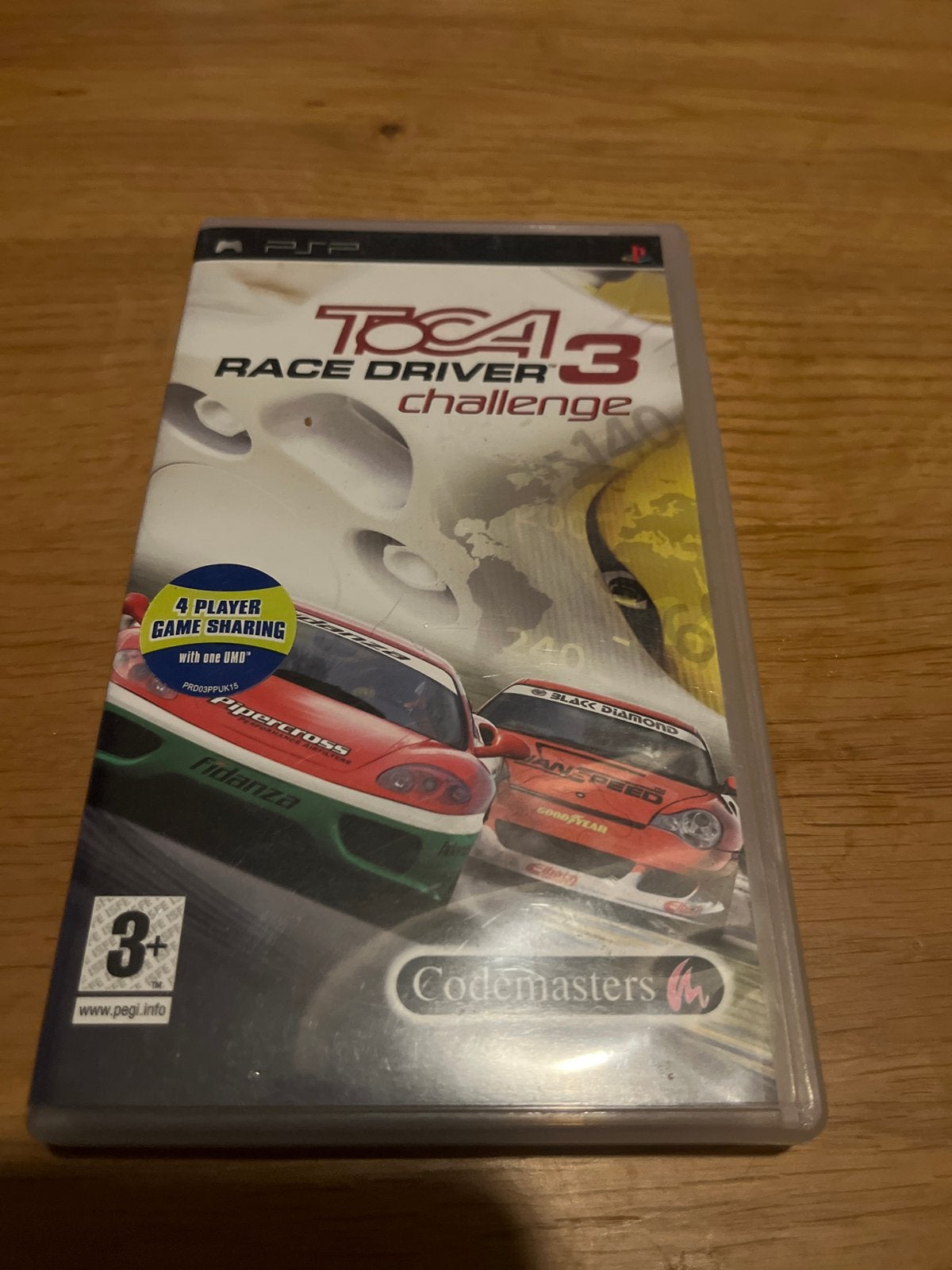 TOCA Race Driver 3 Challenge PSP - Racegame, Gebruikt, Racen en Vliegen, Ophalen of Verzenden, Gekoppelde computers