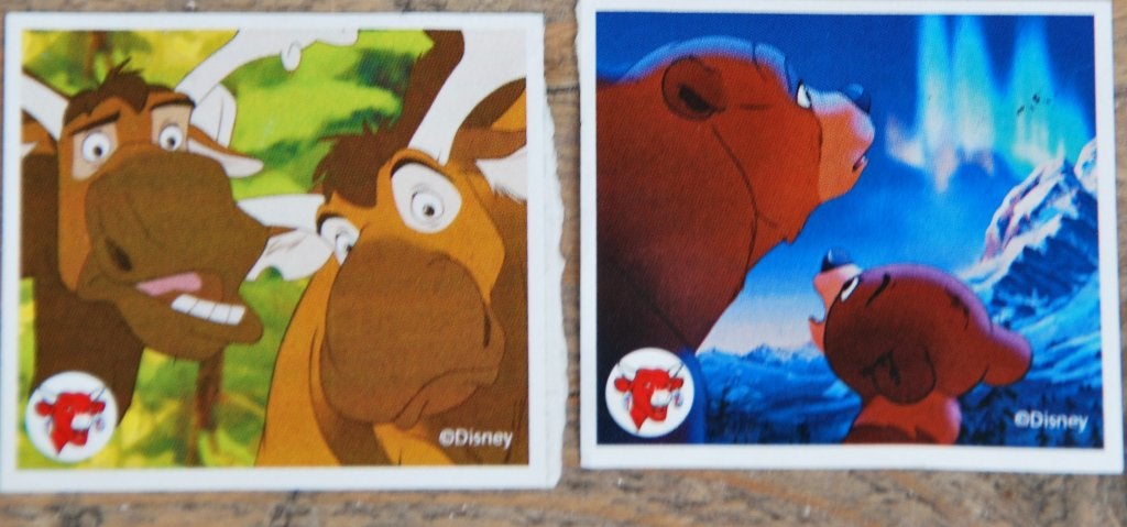 2 Stickers Brother Bear, Ophalen of Verzenden, Nieuw, Meerdere stickers