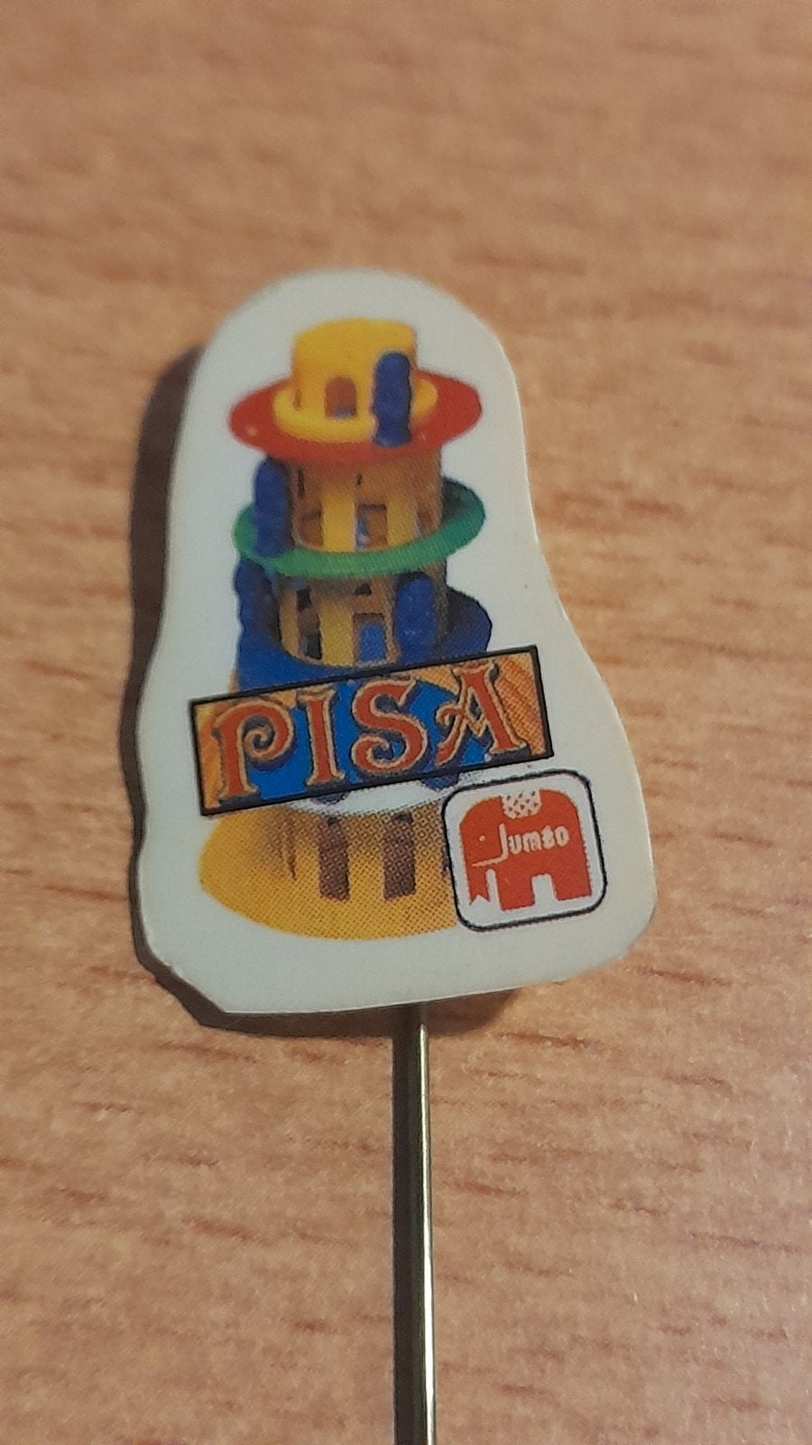 Vintage Jumbo Pisa Speldje - Toren van Pisa, Verzenden, Gebruikt, Stad of Land, Speldje of Pin