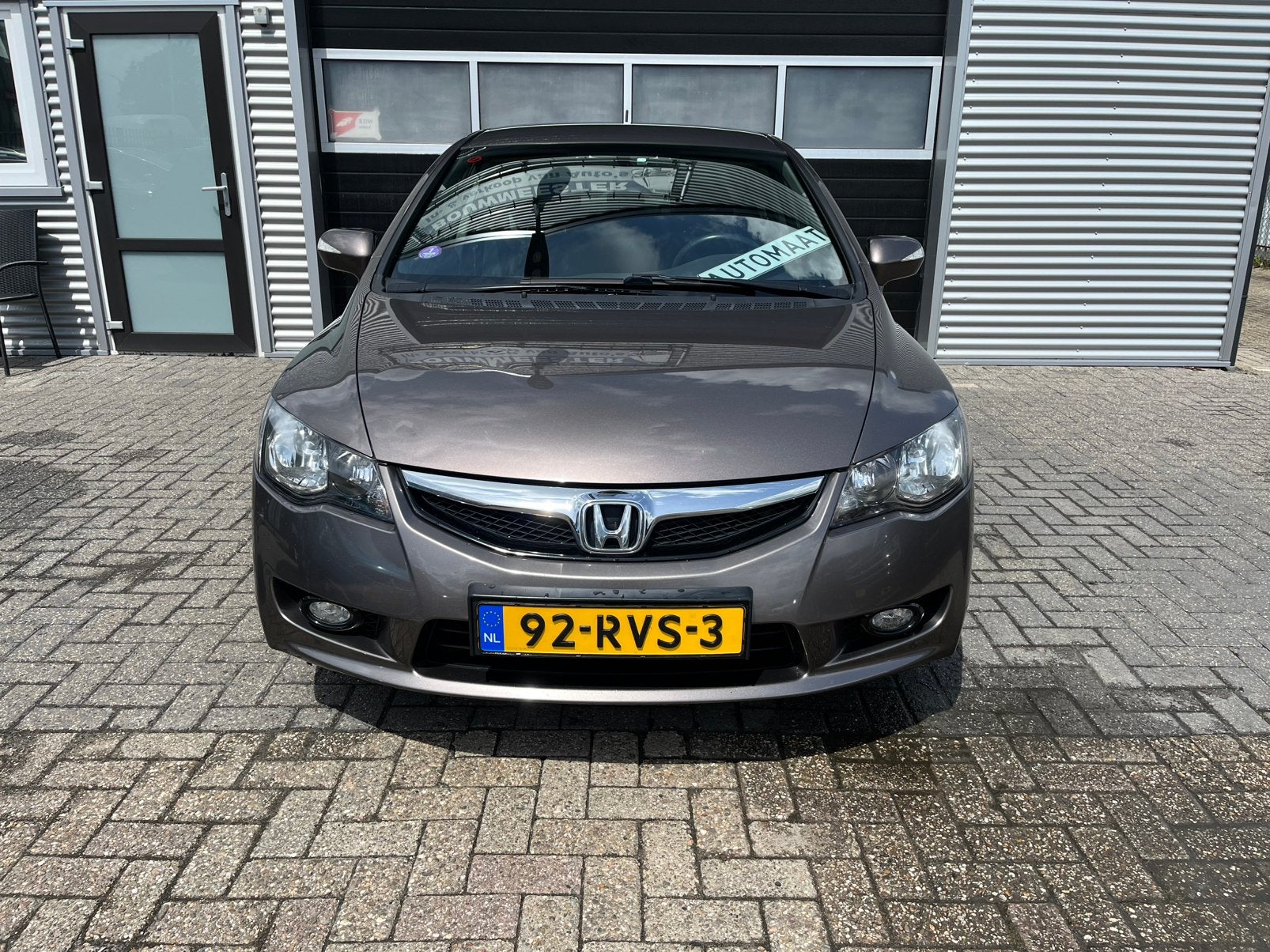 Honda Civic 1.3 Vtec Hybrid AUTOMAAT BJ 2011 Bruin, Euro 5, Stof, Parkeersensor, Bruin