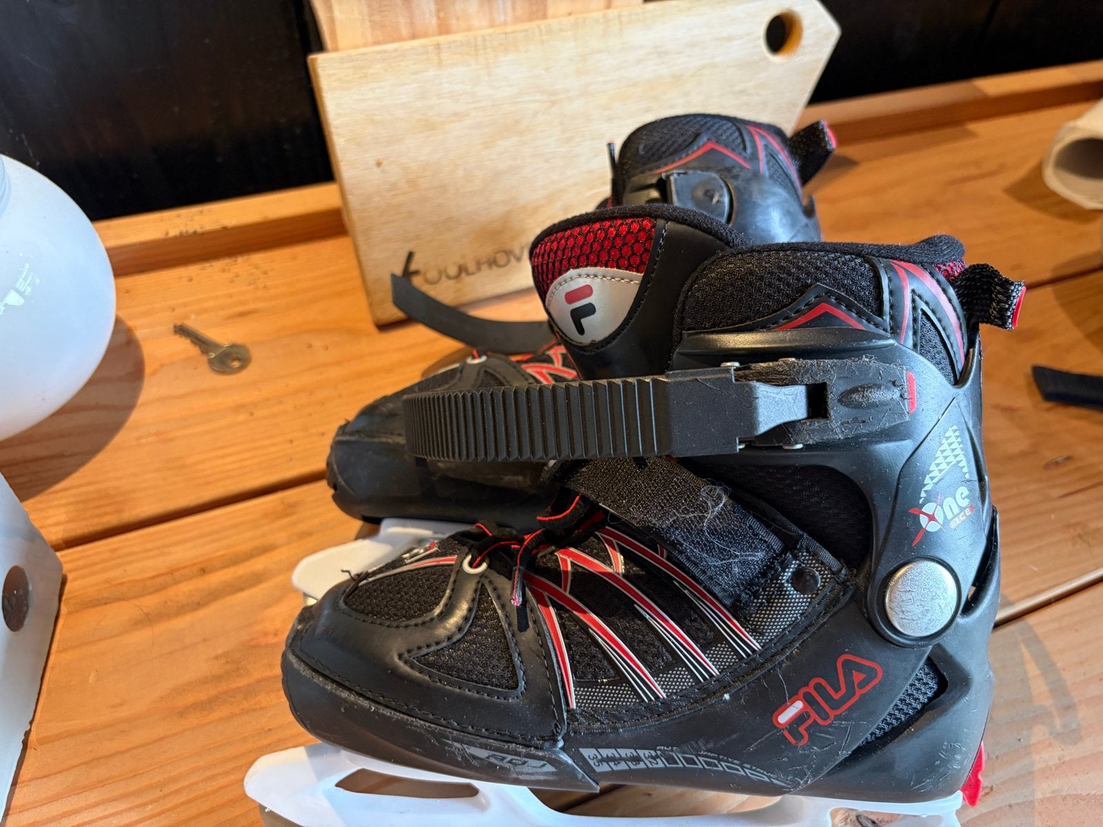 Fila kinderschaatsen verstelbaar (maat 32-35), Ophalen of Verzenden, Gebruikt, Overige typen, Overige merken