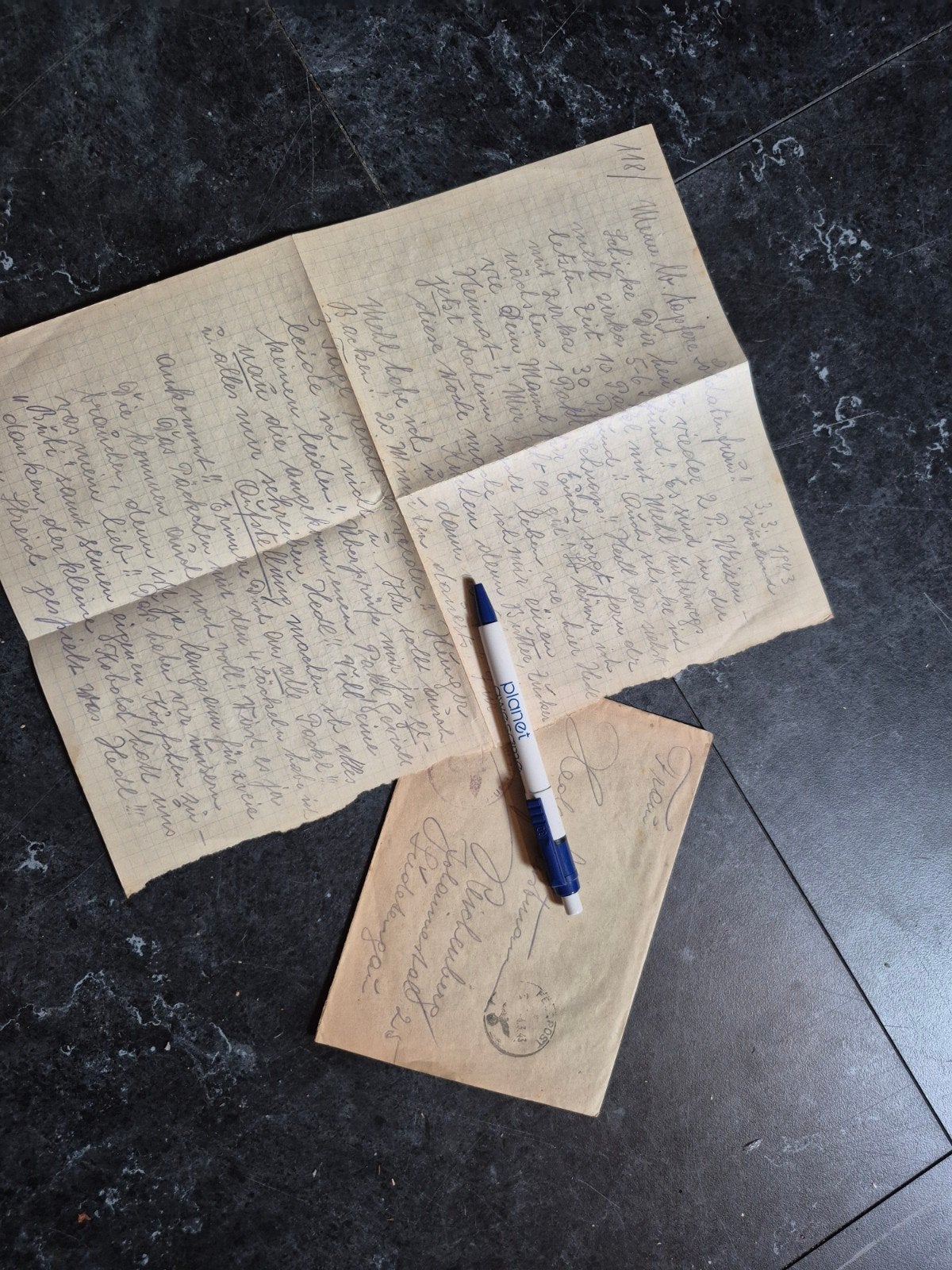 Duitse Feldpost 1943, Ophalen of Verzenden, Brief