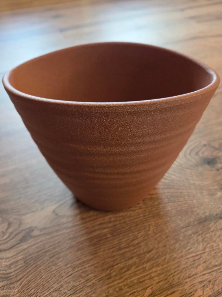 Terra bloempot, Tuin en Terras, Bloempotten, Nieuw, Ophalen of Verzenden, Overige vormen, Aardewerk