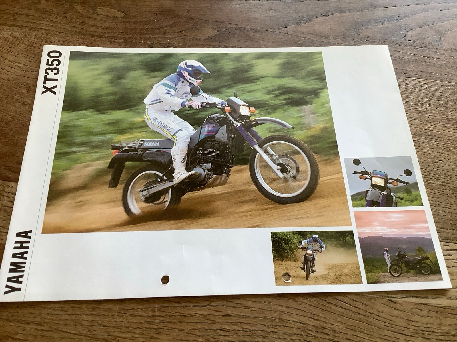 Yamaha XT350 Enduro Motorfiets brochure.         (64), Motoren, Verzenden, Yamaha