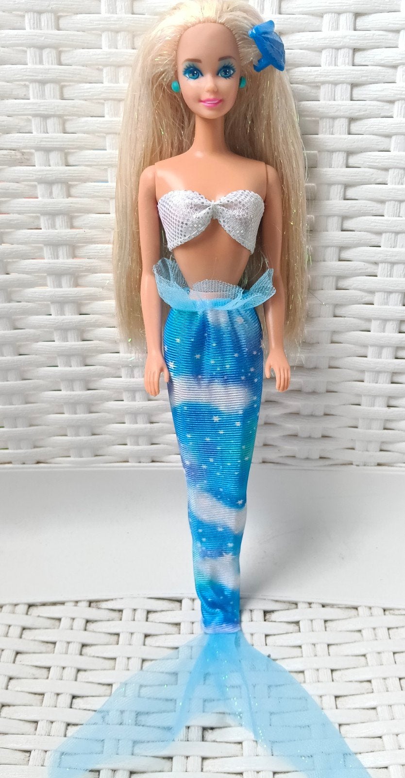 Barbie magic hair mermaid zeemeermin jaren 90 ZGAN, Ophalen of Verzenden, Zo goed als nieuw, Barbie