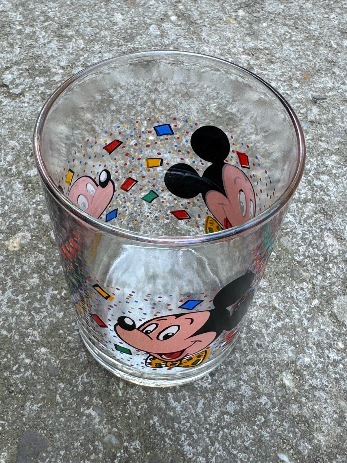 Genummerd 73 Reims glas met Mickey Mouse, Ophalen of Verzenden, Zo goed als nieuw