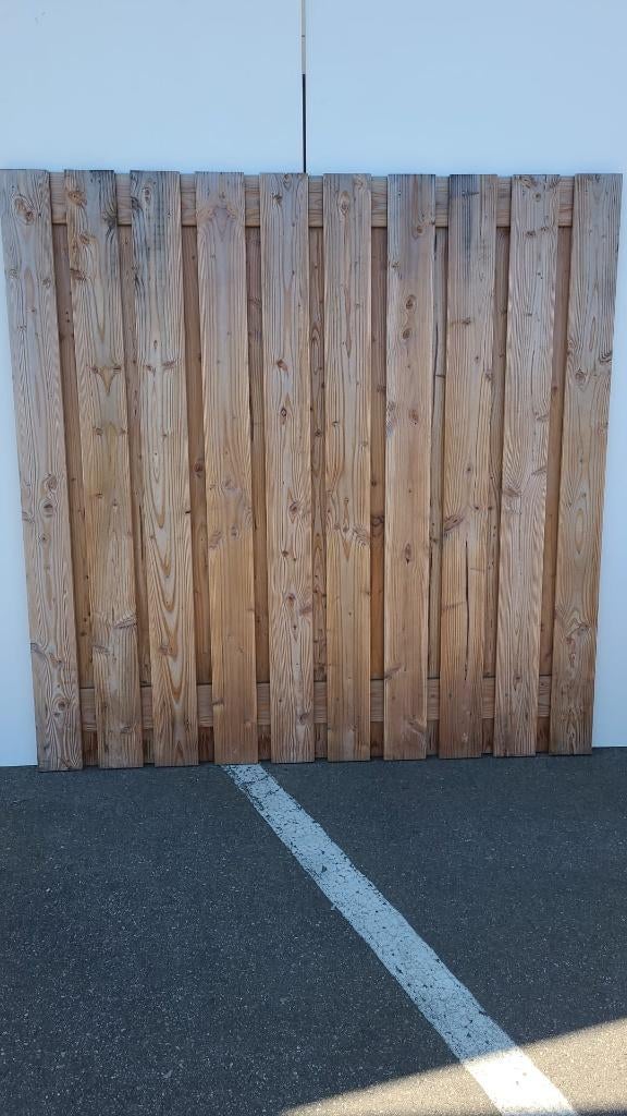Hardhout schutting ~180cm x 180cm, Ophalen, Hout, Minder dan 3 meter, 1 tot 2 meter