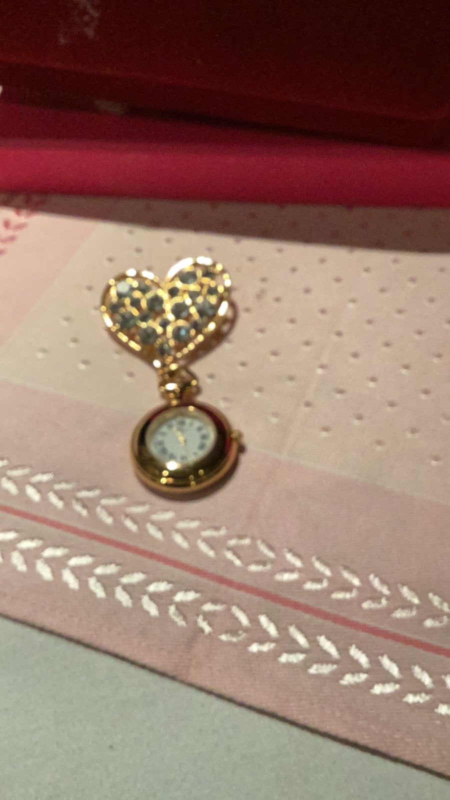 Broches horloge, Verzenden, Zo goed als nieuw