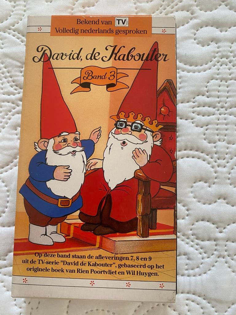 David de Kabouter - Band 3 (VHS), Cd's en Dvd's, Gebruikt, Tekenfilm, Alle leeftijden, Kinderprogramma's en -films