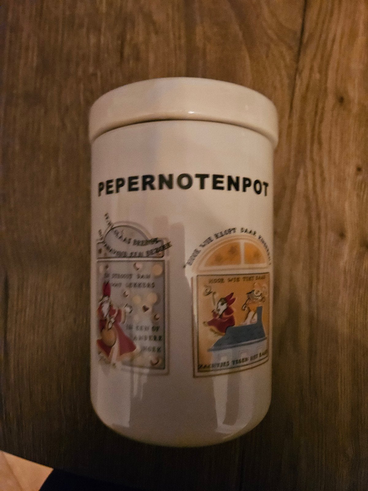 Pepernotenpot met deksel, Ophalen of Verzenden, Zo goed als nieuw