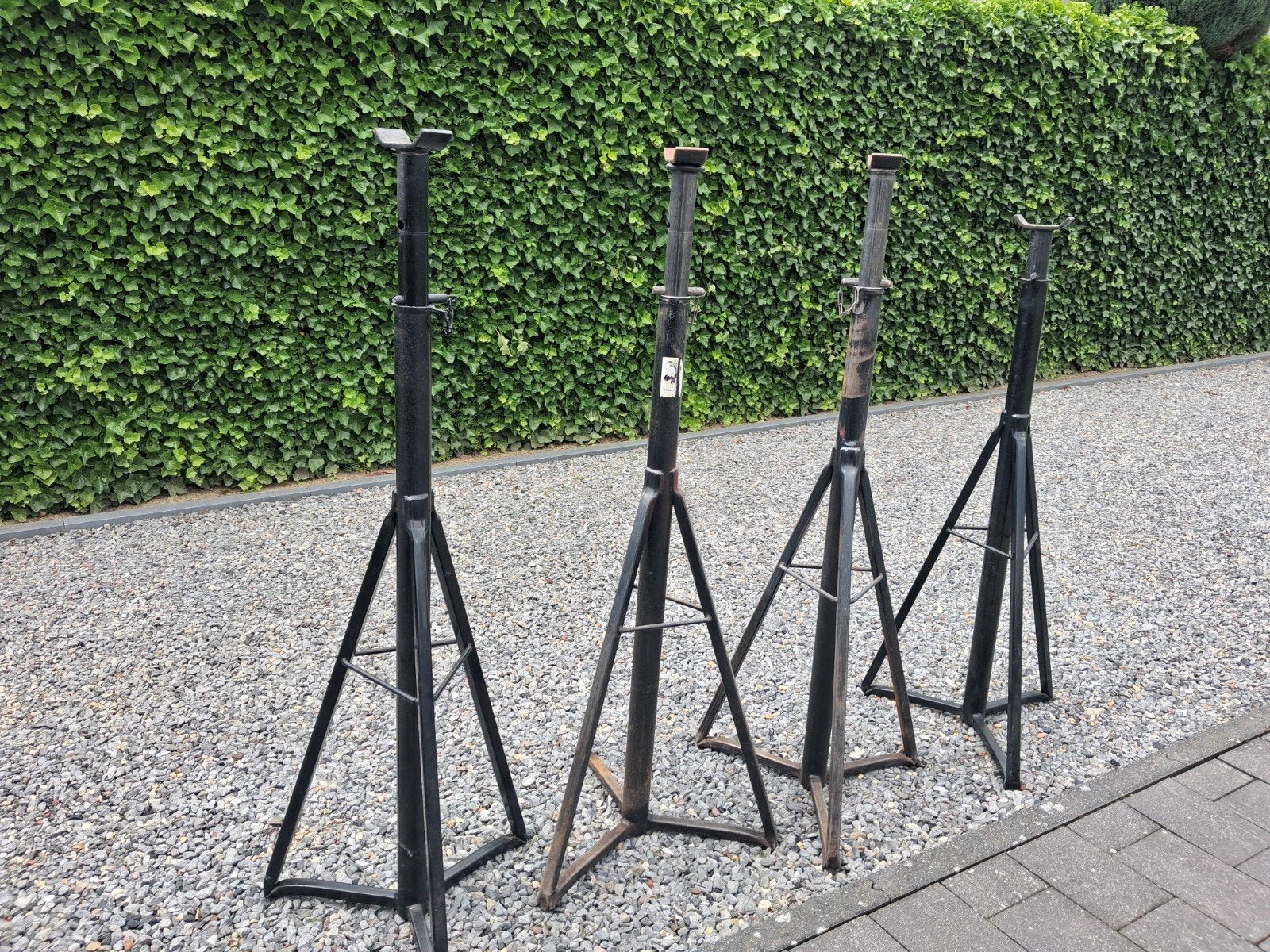 motor steunen, Ophalen, Gebruikt