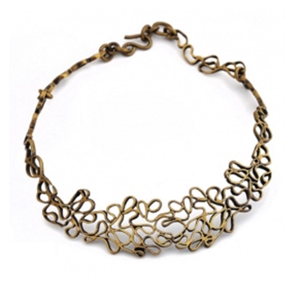 Handgemaakte bronzen sieraden oa ketting, armband, oorbellen, Ophalen of Verzenden, Nieuw, Overige kleuren, Overige materialen