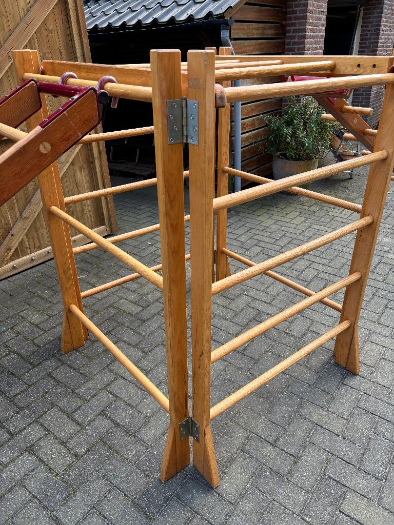 klimrek 150 cm hoog 100 x 100 cm vierkant, Sport en Fitness, Turnen, Kindermaat 146 t/m 176, Ophalen, Gebruikt, Materiaal