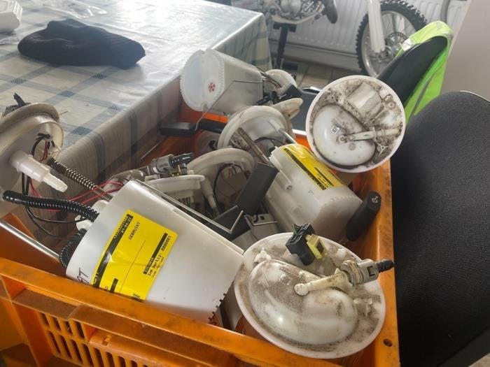 Benzinepomp van een Fiat 500, Gebruikt, -, -, Fiat