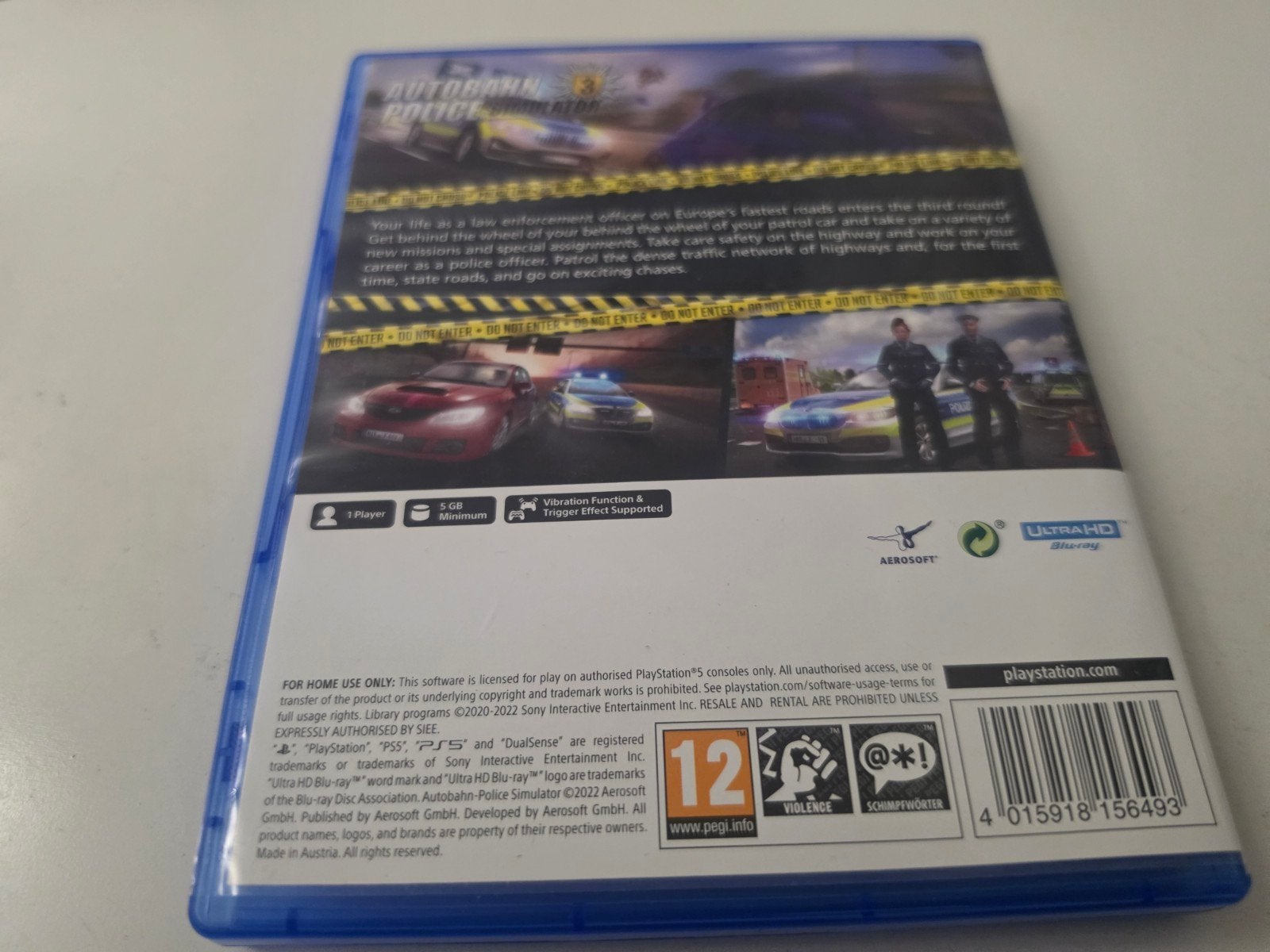 Autobahn Police Simulator 3 voor Playstation 5 Lees Goed, Z Software NL, Ophalen of Verzenden, Zo goed als nieuw, Z Software EU