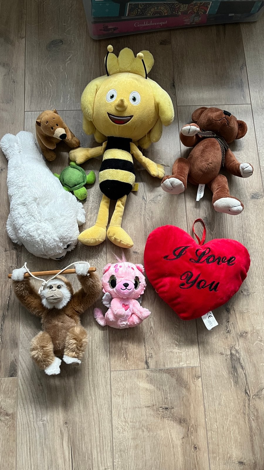 Diverse knuffels: Maya de Bij, beren, aap en meer!, Gebruikt, Overige karakters, Beer, Ophalen of Verzenden
