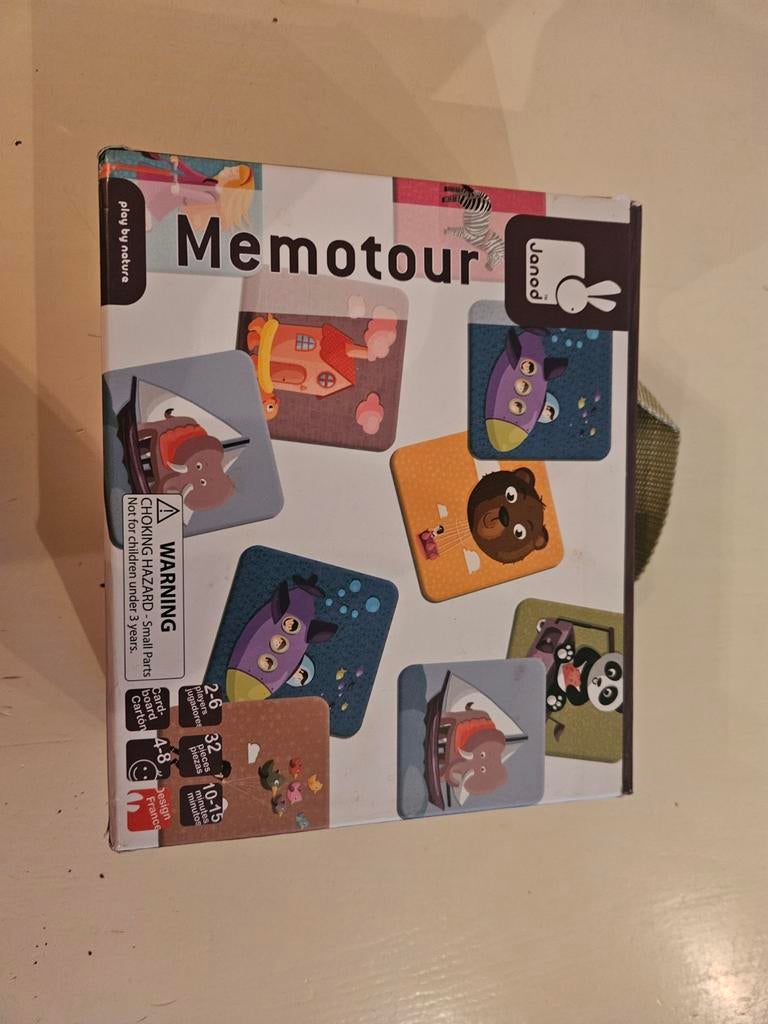 Janod Memotour memoryspel voor kinderen, Ophalen of Verzenden, Gebruikt, Overige typen