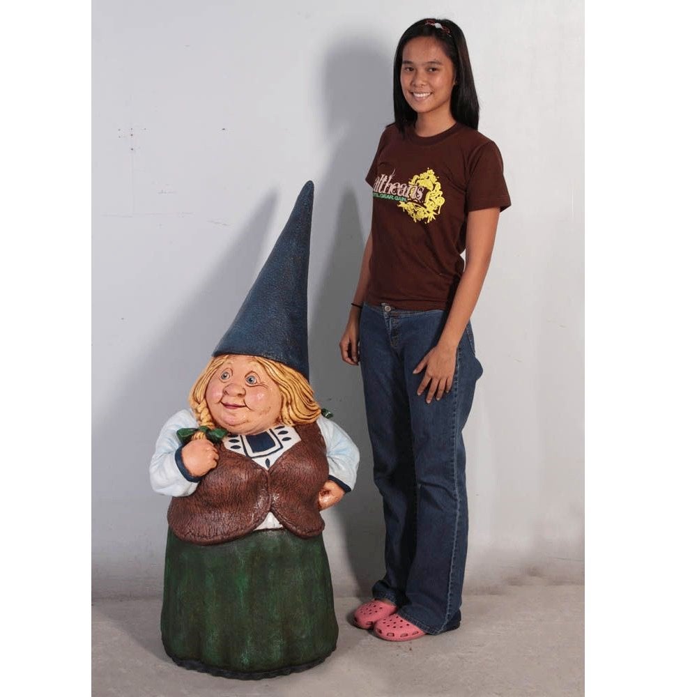 Gnome Female – Kabouter beeld Hoogte 122 cm, Ophalen, Nieuw