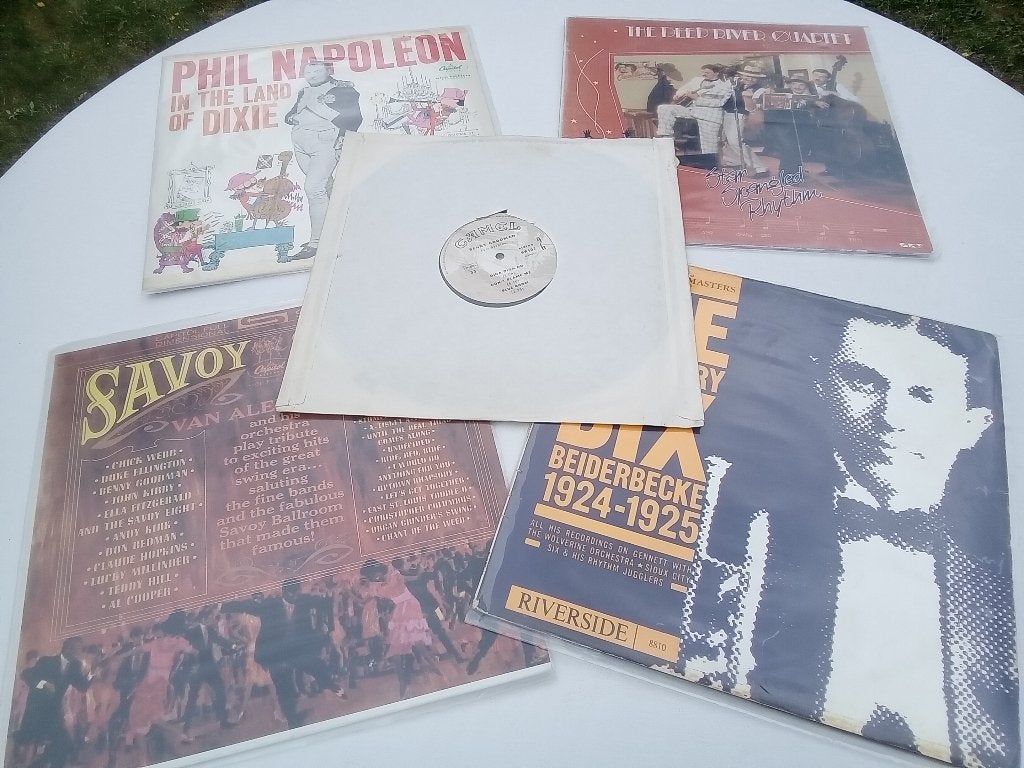 Jazz blues en dixieland 78 rpm op 33 rpm grammofoon platen, Antiek en Kunst, Ophalen of Verzenden