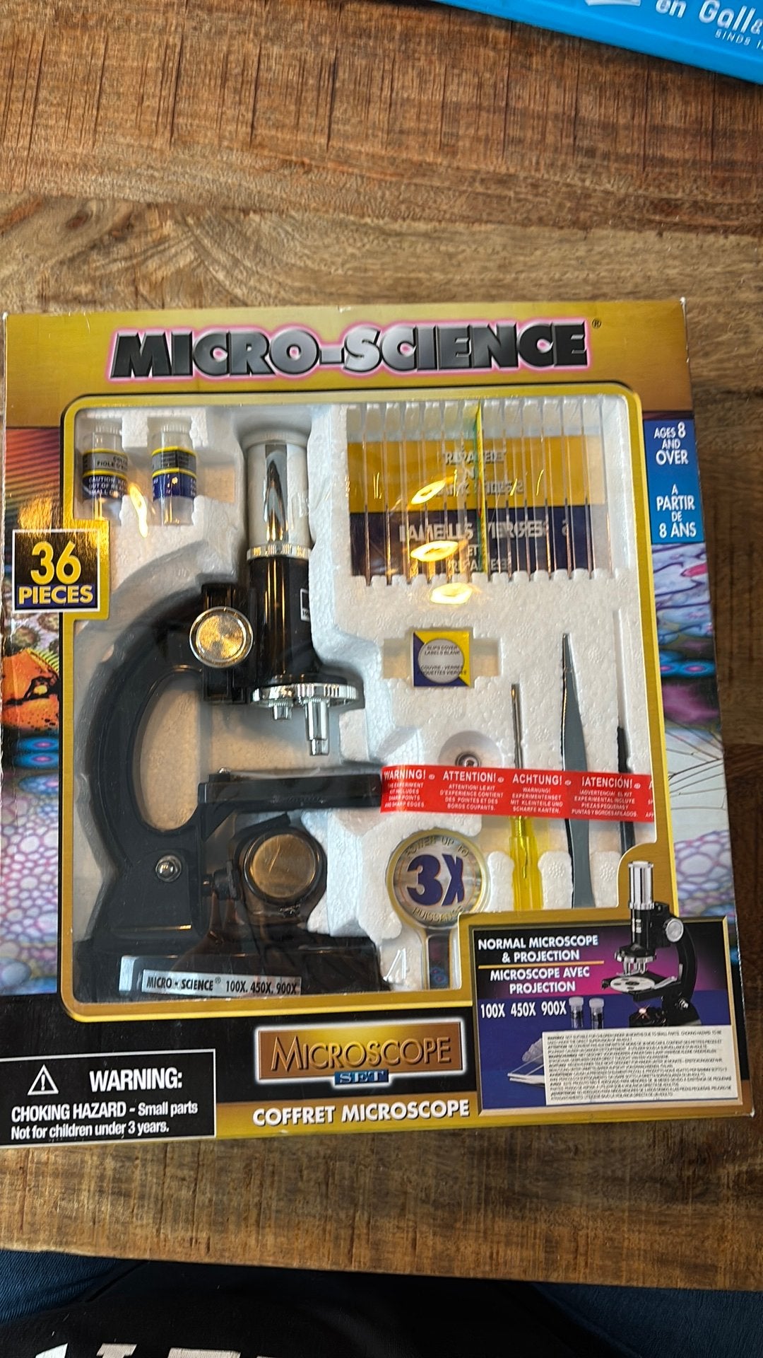 Microscoop set van Micro-sience (nieuw in doos), Ophalen, Nieuw, Ontdekken