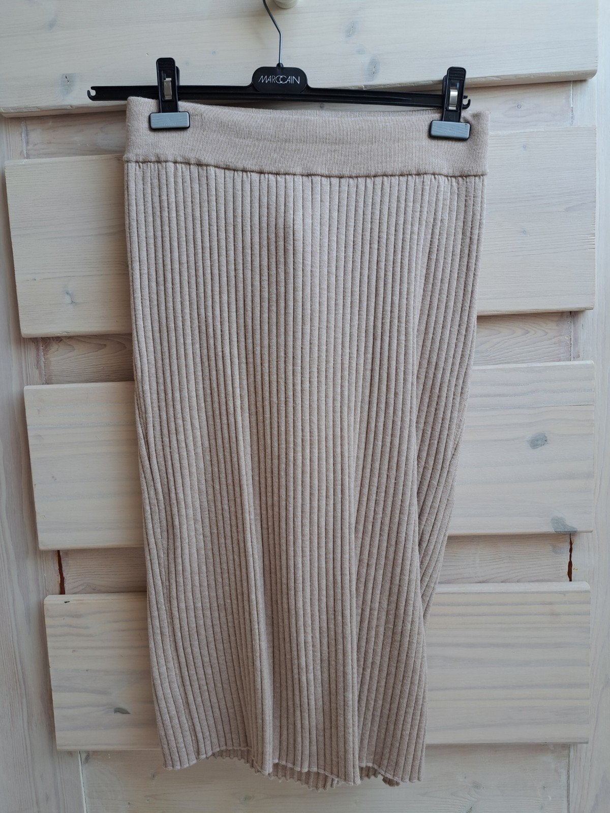 Opus gebreide rok in beige - Maat 38 (M), Kleding | Dames, Maat 38/40 (M), Beige, Ophalen of Verzenden, Zo goed als nieuw