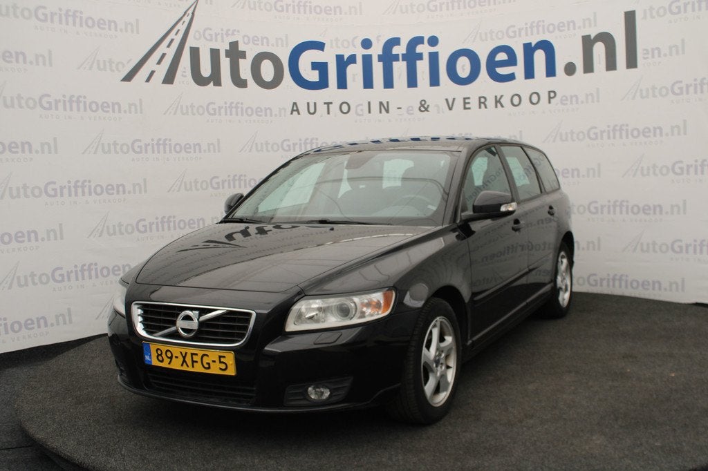 Volvo V50 2.0 Limited Edition keurige stationcar (bj 2012), Gebruikt, Zwart, 4 cilinders, Zwart