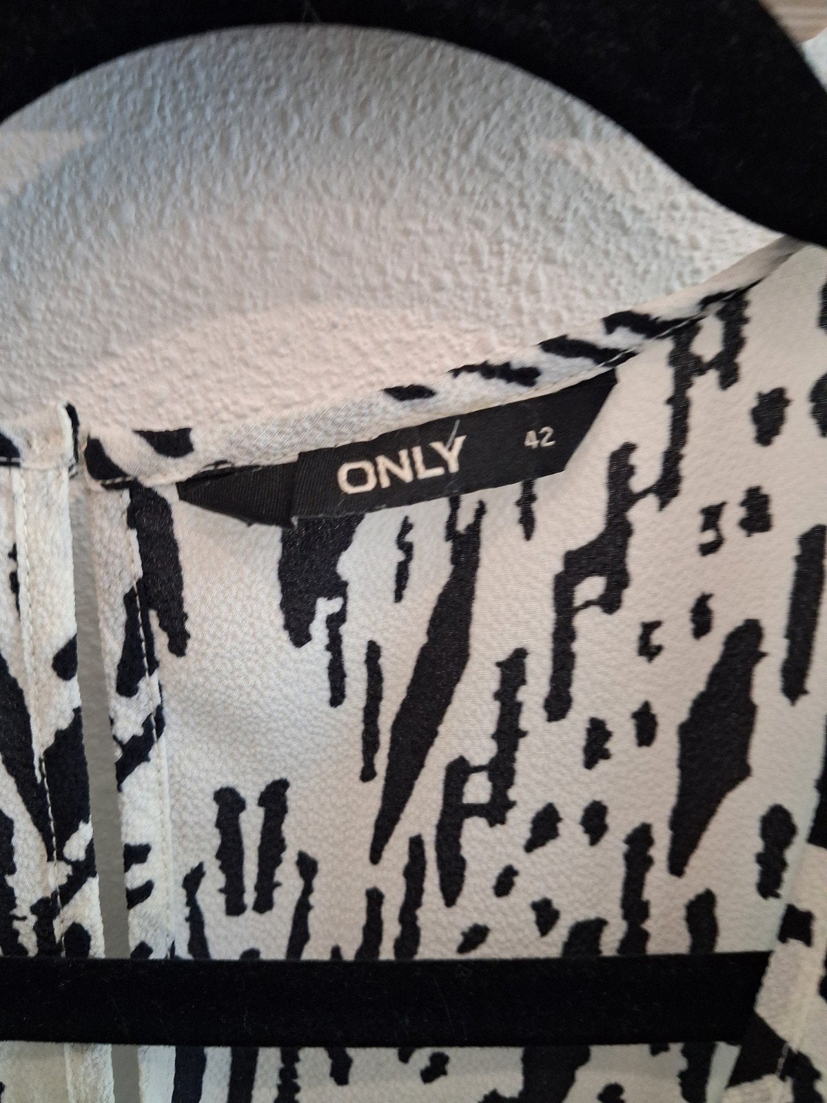 Only jumpsuit zwart-wit met print, maat 42, Kleding | Dames, Jumpsuits, Only, Zwart, Maat 42/44 (L), Ophalen of Verzenden