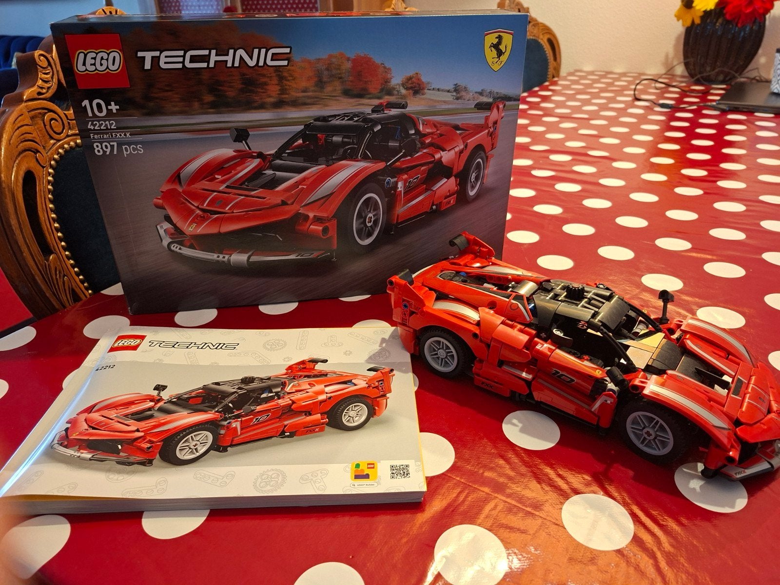 LEGO Technic Ferrari Daytona SP3 (42212) - Zo goed als nieuw, Ophalen of Verzenden, Zo goed als nieuw, Overige merken