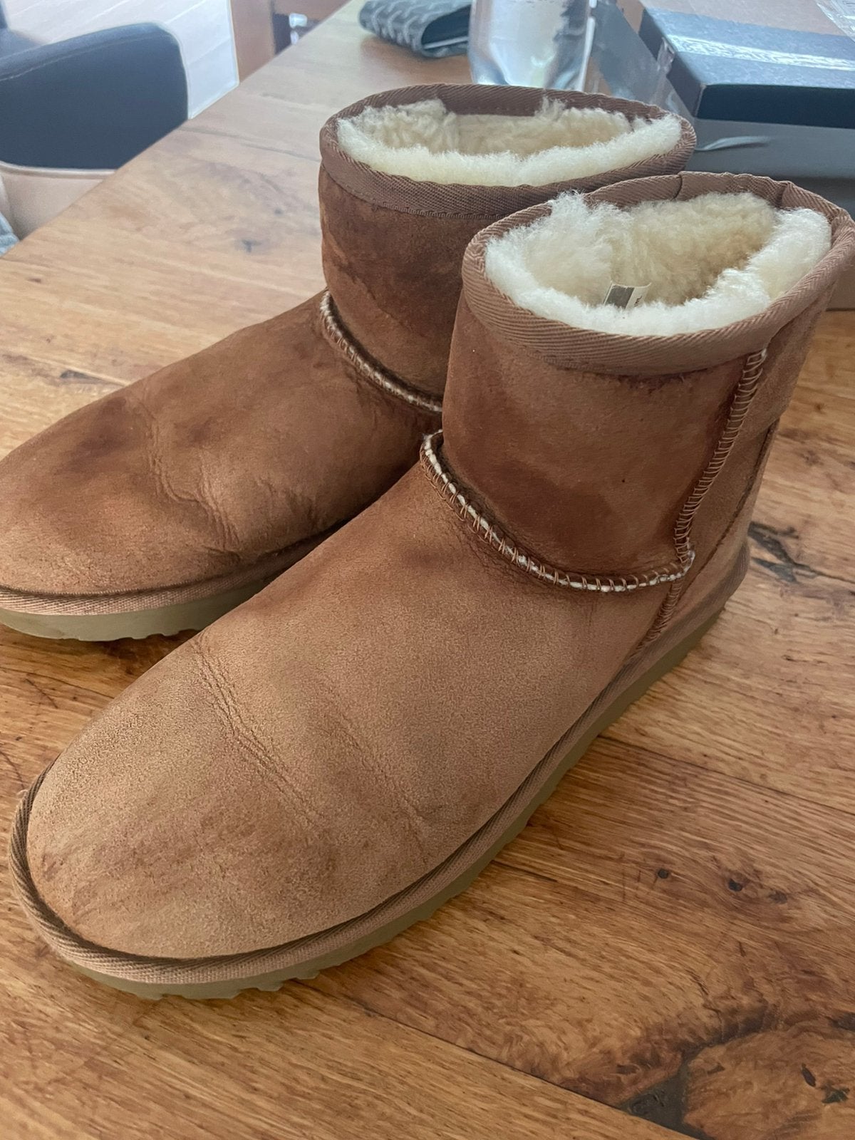 Dames larzen uggs, Bruin, Lage of Enkellaarzen, Ophalen of Verzenden, Gedragen