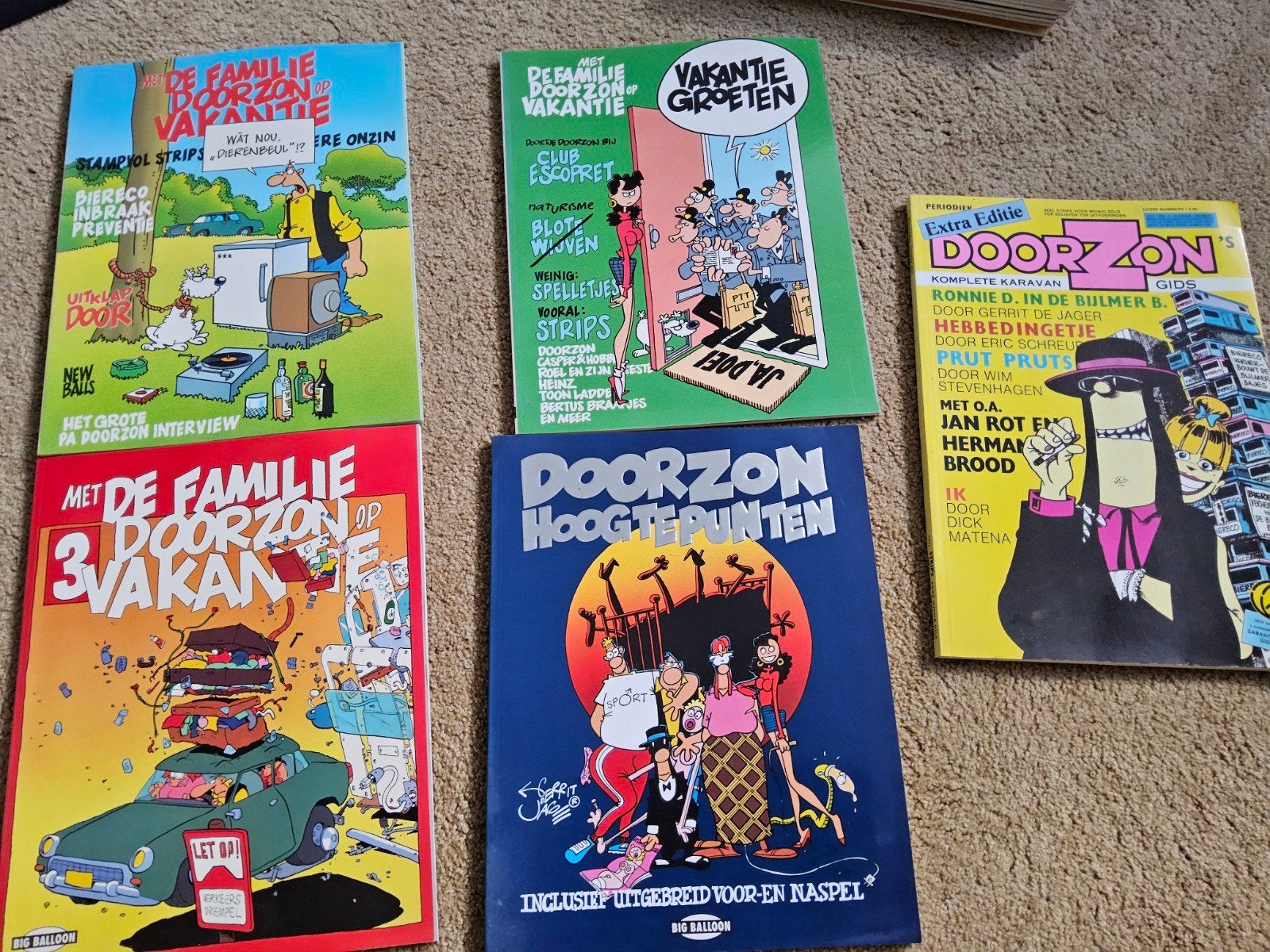 Doorzons: Vakantie, Hoogtepunten & Extra Editie Strips, Meerdere stripboeken, Ophalen of Verzenden, Gelezen, Gerrit de Jager