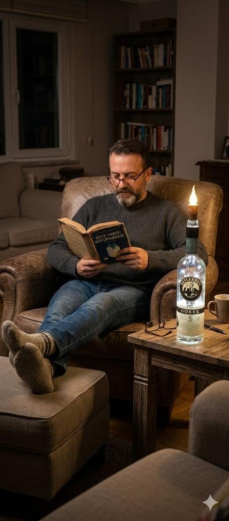 Unieke Handgemaakte Beylerbeyi Göbek Rakı Fles Lamp – Sfeerv, Ophalen of Verzenden, Nieuw, Minder dan 50 cm