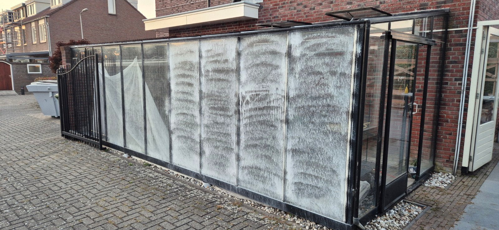Ruime Muurkas/Serre - Ideaal voor Tuinliefhebbers, Ophalen, Glas, Gebruikt, Aluminium
