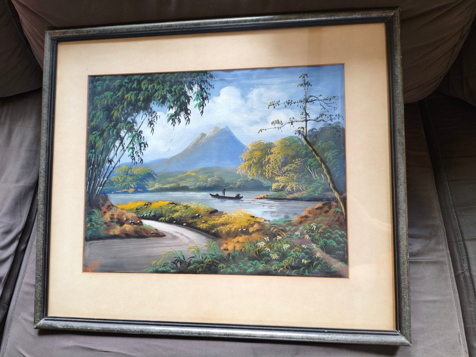 ZAENUL (ZAINUL) ABIDIN (ABEDIN) original painting !!!, Ophalen of Verzenden