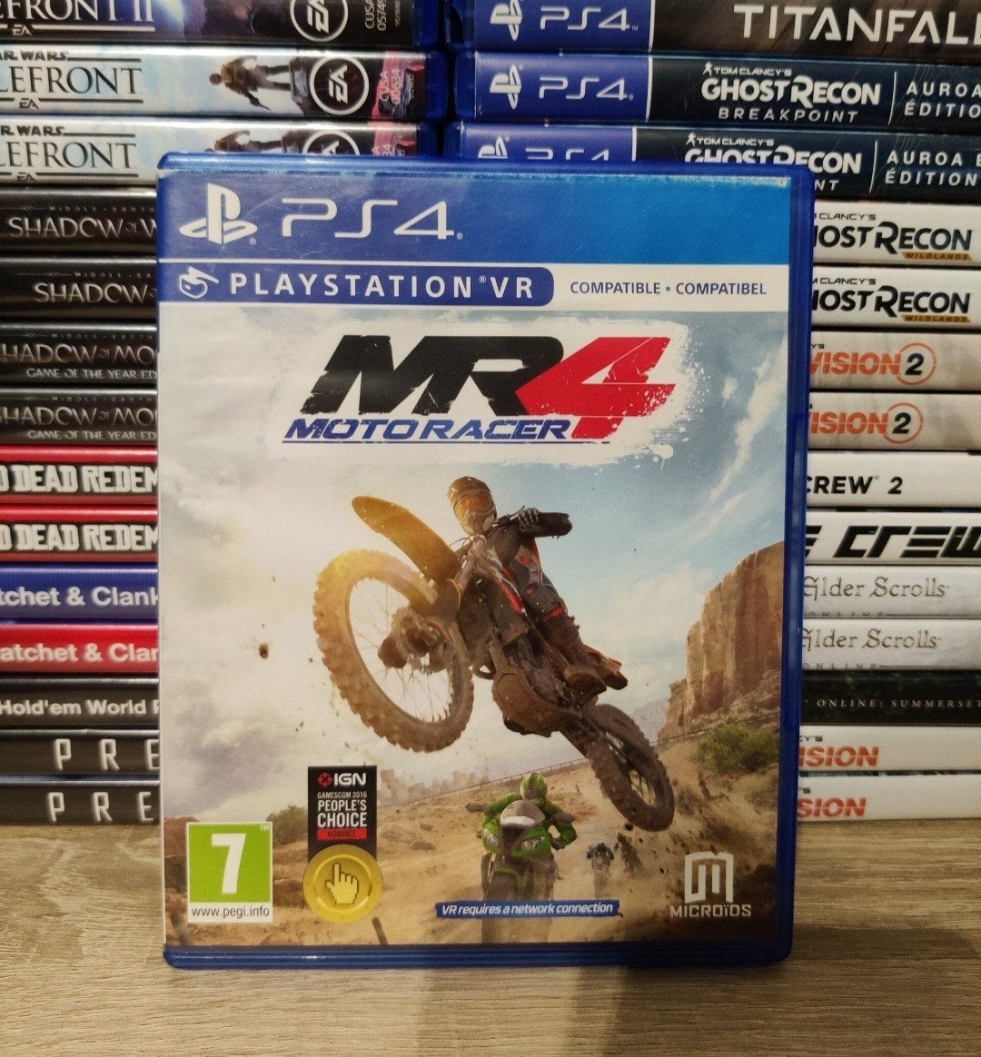motoracer 4 playstation 4, 1 speler, Ophalen of Verzenden, Zo goed als nieuw, Vanaf 3 jaar