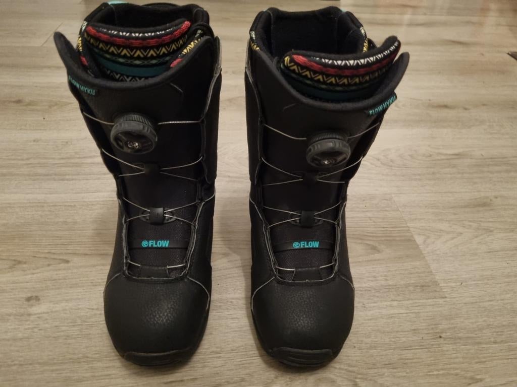 FLOW HYKU COILER BOA WOMENS SNOWBOARD BOOTS MAAT 36 Z.G.A.N, Sport en Fitness, Snowboarden, Flow, Verzenden, Zo goed als nieuw