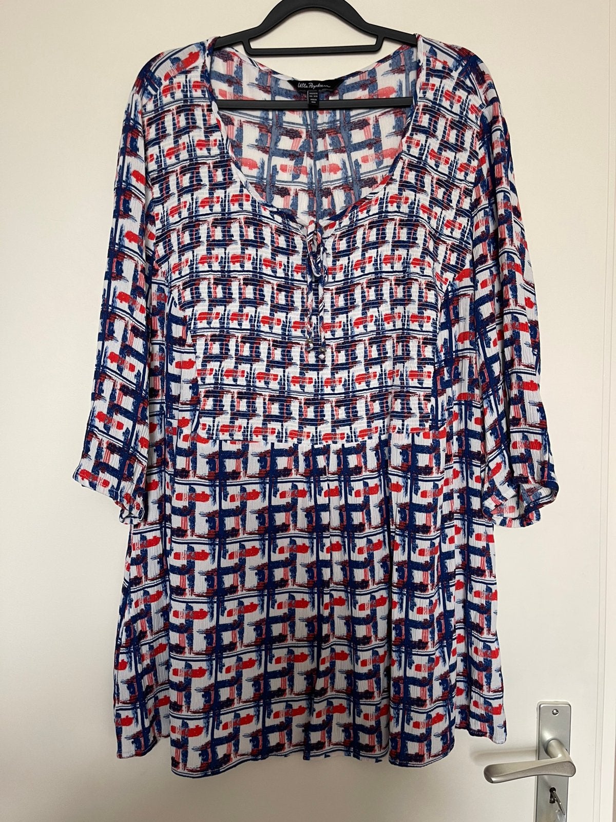 Ulla Popken prachtig tuniek maat 46 / 48, Ophalen of Verzenden, Zo goed als nieuw, Blauw, Blouse of Tuniek