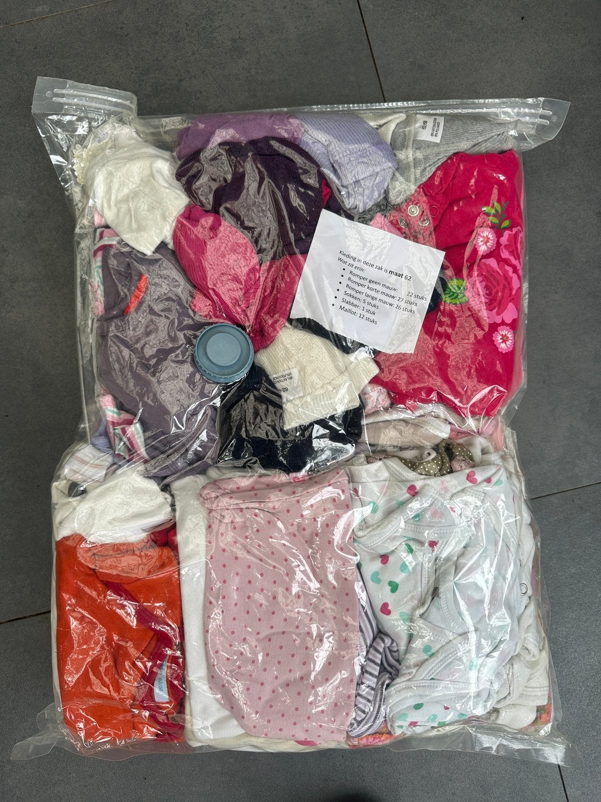 Kinderkleding pakket, baby kleding maat 62 (meisjes), Kinderen en Baby's, Ophalen, Zo goed als nieuw, Meisje, Nacht- of Onderkleding