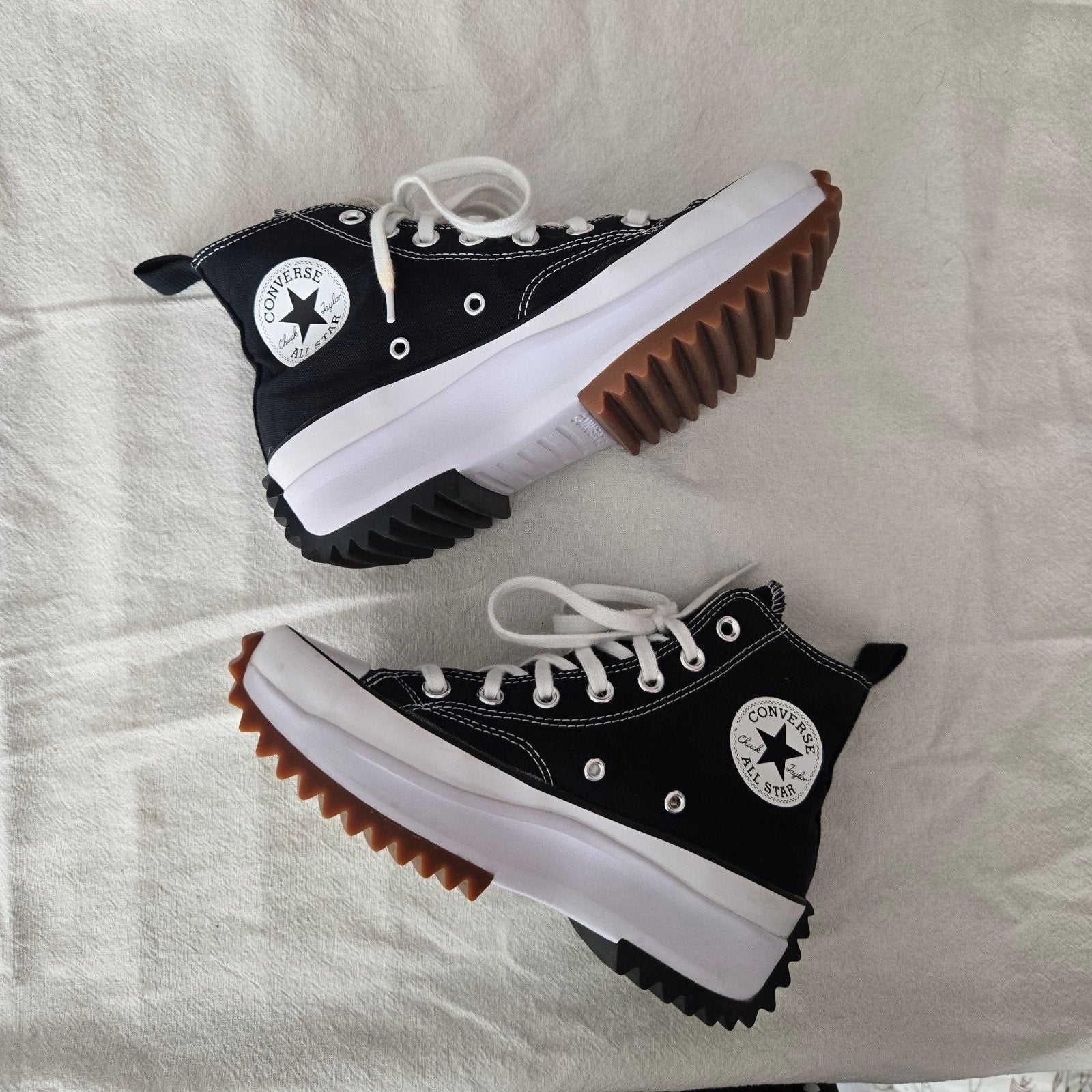 Converse Run Star Hike - Maat 38, Zwart, Ophalen of Verzenden, Converse All Stars, Sneakers of Gympen