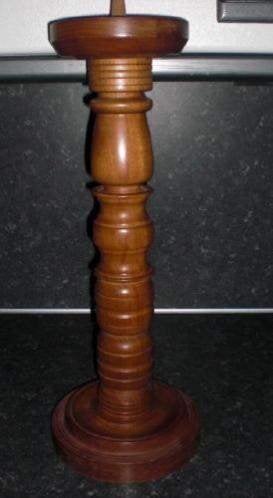 ROBUUSTE KANDELAAR EIKEN * VLOER KANDELAAR * Fraai Model *, Verzenden, Overige materialen
