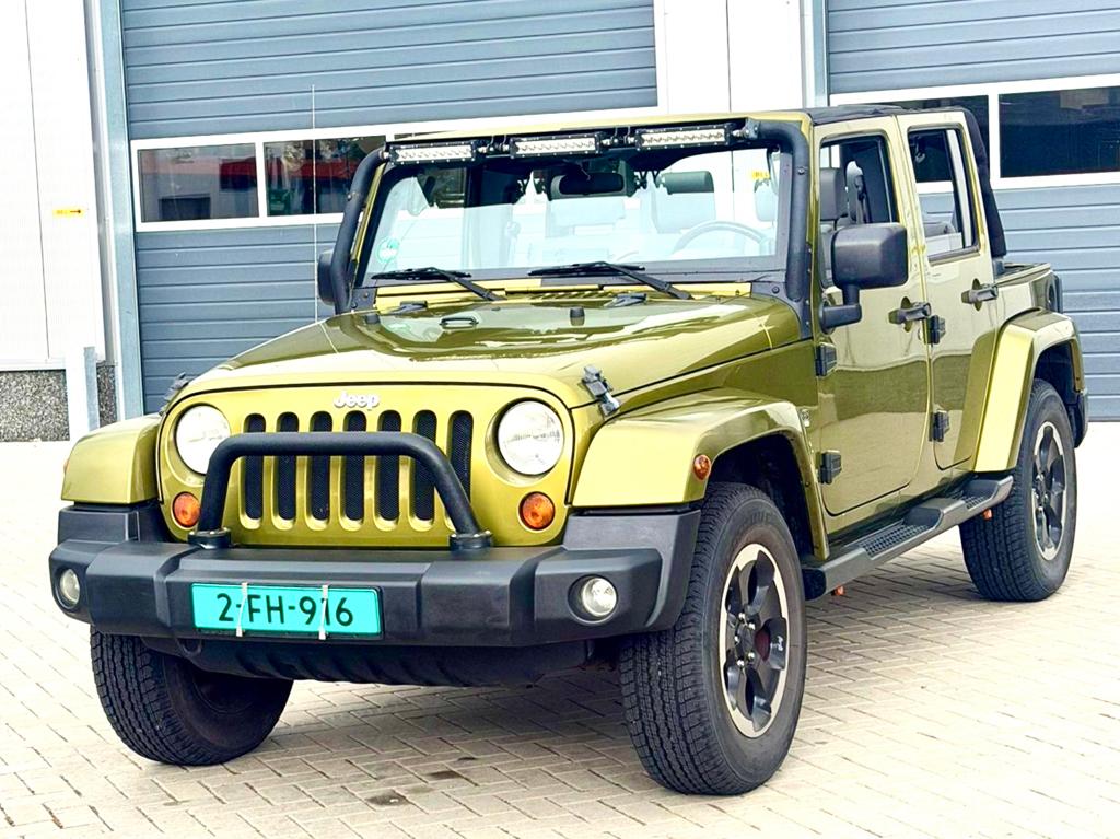 ‼️GERESERVEERD‼️ JEEP WRANGLER JK 3.8 SAHARA YOUNGTIMER‼️, Automaat, Euro 5, Stof, Stoelverwarming