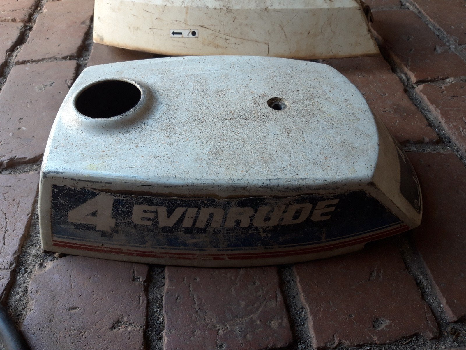 Evinrude Johnson 4 pk kap buitenboordmotor, Ophalen, Gebruikt, Motor en Techniek