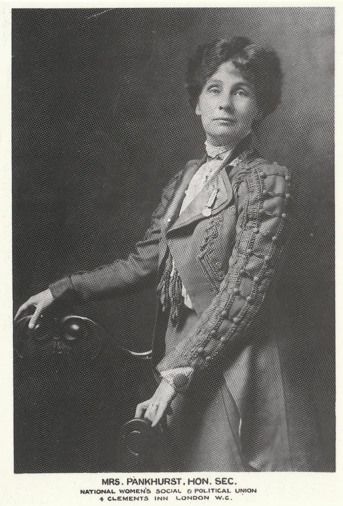 Kaart Mrs. Pankhurst, Verzamelen, Verzenden, Ongelopen, Sterren en Beroemdheden