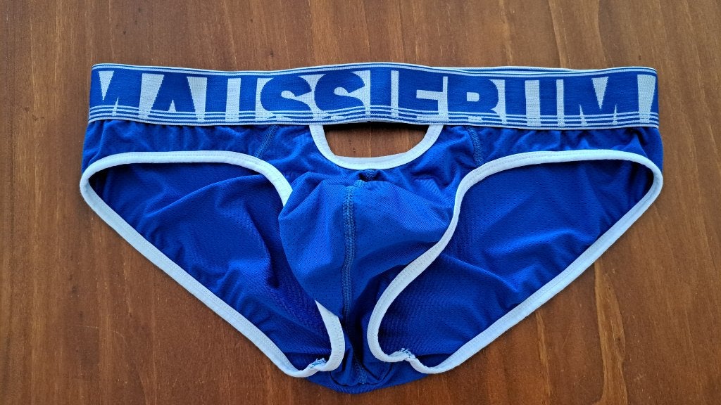 Aussiebum slip Riot Maat L, Ophalen, Blauw, Slip