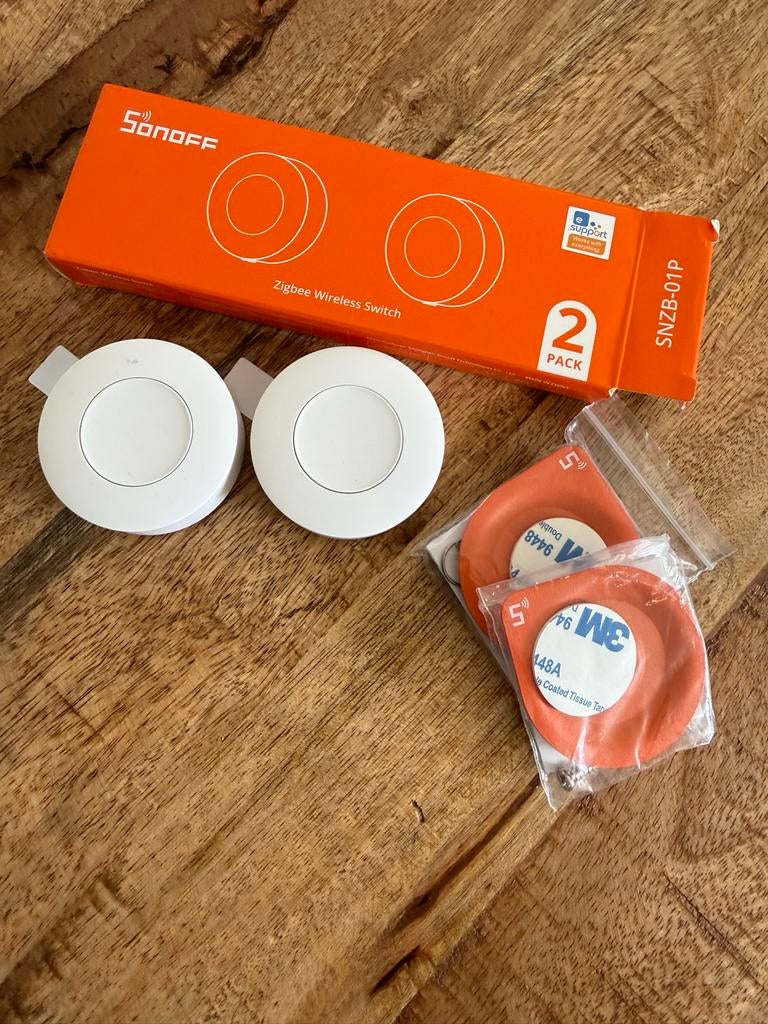 Sonoff Zigbee Draadloze Schakelaar 2-pack, Ophalen of Verzenden, Nieuw, Schakelaar